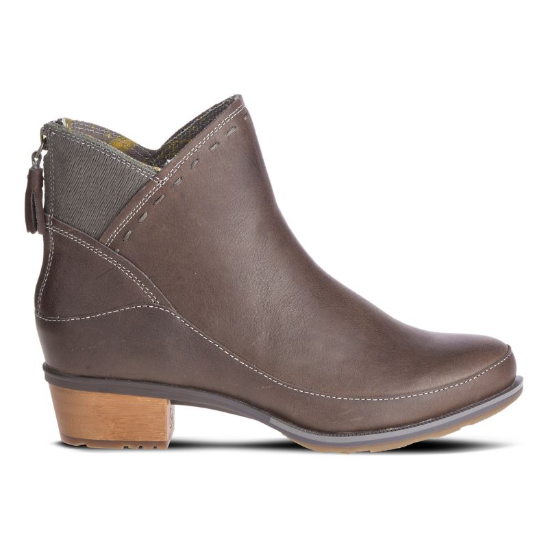 Botas Chaco Cataluna Mid Mujer Gris Marrones | 93QMEJBSO