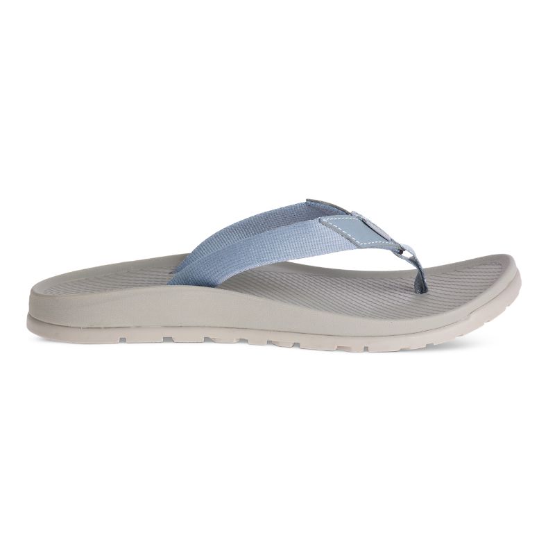 Chanclas Chaco Lowdown Mujer Gris Azules | 31YGEHNSJ