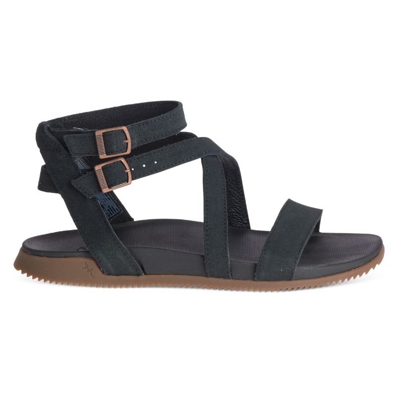 Sandalias Chaco Rose Mujer Negras | 05HJEWTYD