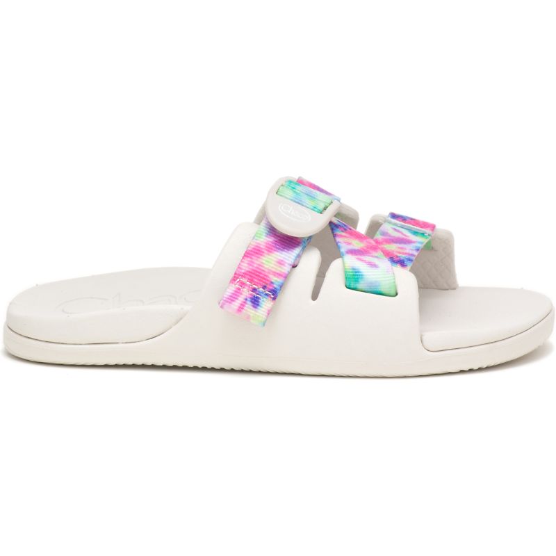 Sandalias de Diapositivas Chaco Chillos Niños Rosas Blancas | 32WPMEFJX