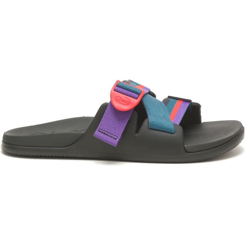 Sandalias de Diapositivas Chaco Chillos Mujer Azules Rojas | 35SEJZMXN