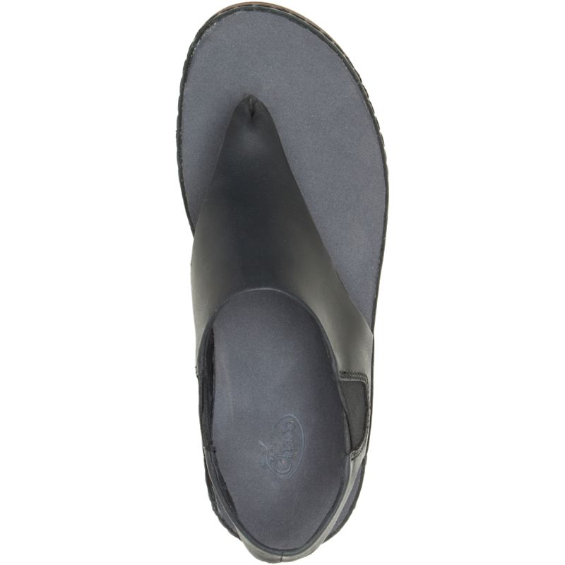 Sandalias Chaco Wayfarer Post Mujer Negras | 03QSWNGMJ