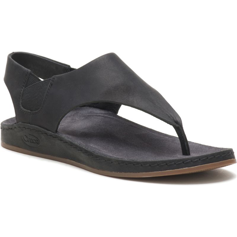 Sandalias Chaco Wayfarer Post Mujer Negras | 03QSWNGMJ