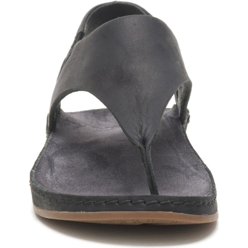 Sandalias Chaco Wayfarer Post Mujer Negras | 03QSWNGMJ