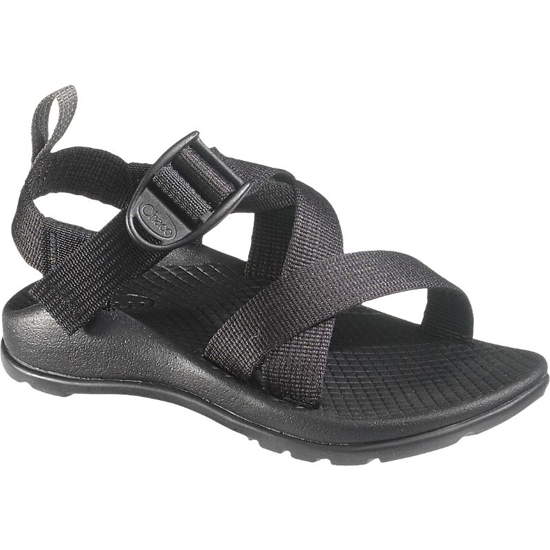 Sandalias Chaco Z/1 Ecotread™ Niños Negras | 17EVYPQWR