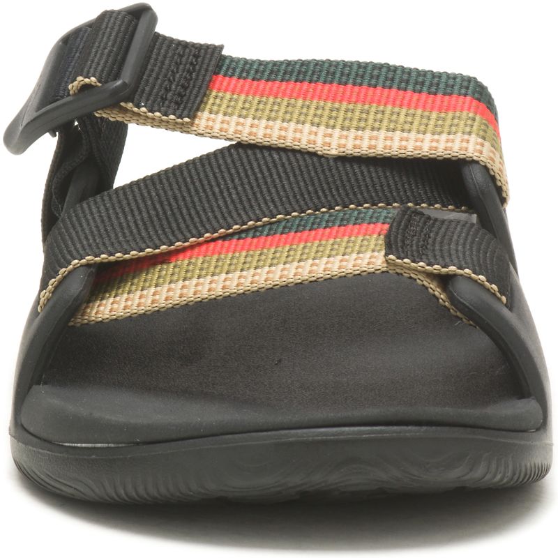 Sandalias de Diapositivas Chaco Chillos Mujer Rojas Verde | 16TAYBSZL