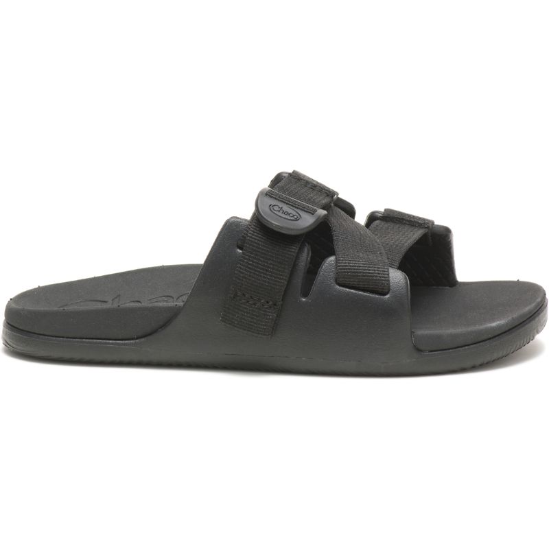 Sandalias de Diapositivas Chaco Chillos Niños Negras | 18WYKXMFP