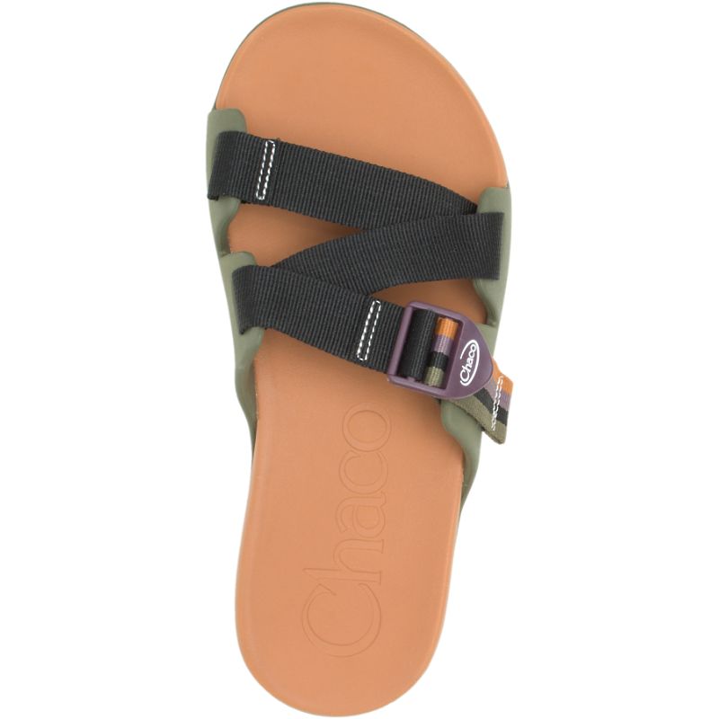 Sandalias de Diapositivas Chaco Chillos Hombre Verde | 28LORSJXA