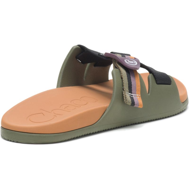 Sandalias de Diapositivas Chaco Chillos Hombre Verde | 28LORSJXA