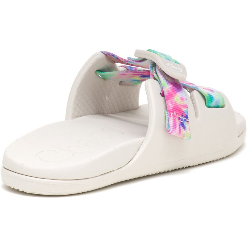 Sandalias de Diapositivas Chaco Chillos Niños Rosas Blancas | 32WPMEFJX