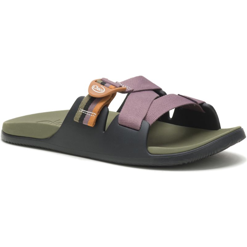 Sandalias de Diapositivas Chaco Chillos Hombre Negras Verde Oliva | 93LYJBHRZ