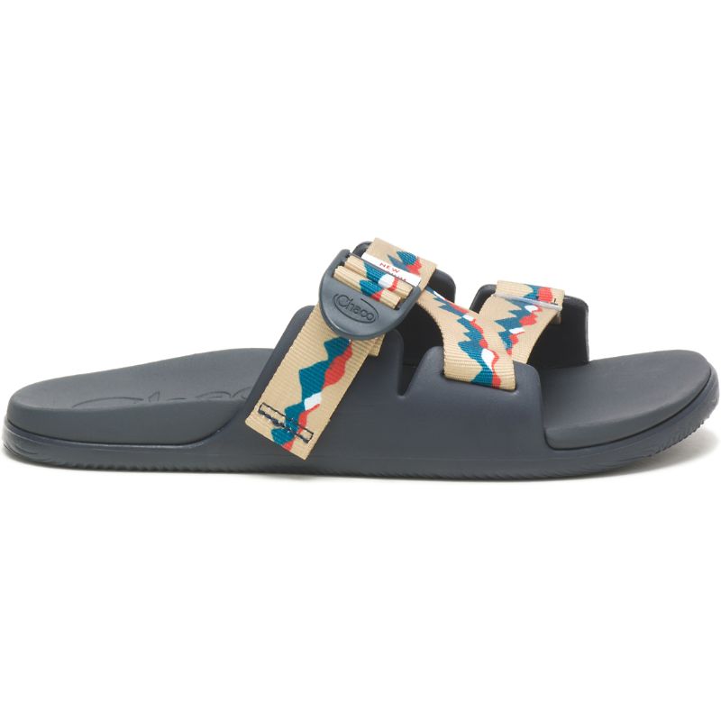 Sandalias de Diapositivas Chaco X New Belgium Chillos Mujer Azules Marrones | 63HUXDVIE