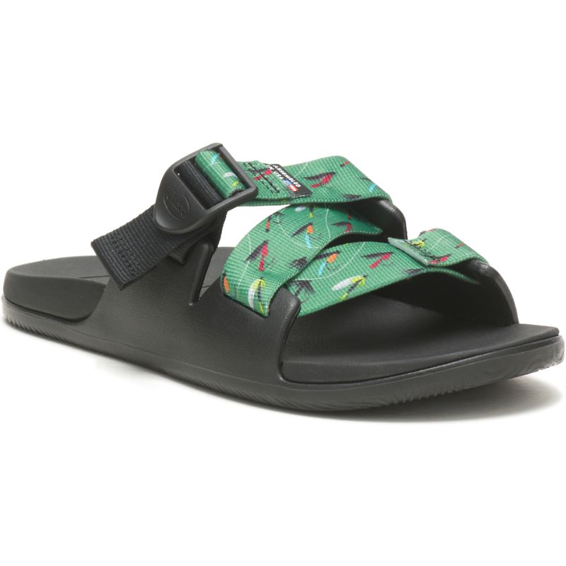 Sandalias de Diapositivas Chaco X Thomas Rhett Chillos Mujer Verde | 78CVDNIGT